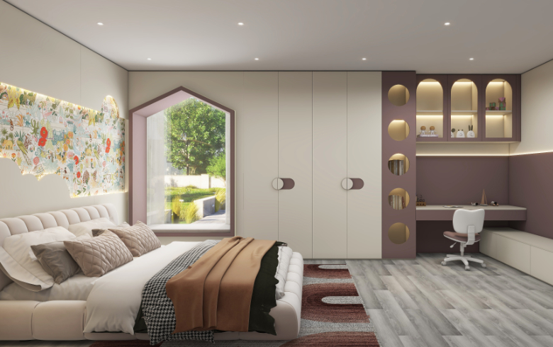 綿云幾何·學(xué)在臥室